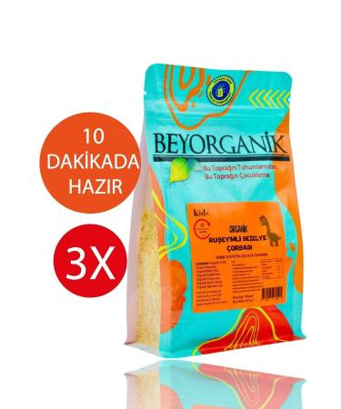 BEYORGANIK Organic Wheat Germ Pea Soup 50gr 3-Pack (Ready in 10 Minutes)