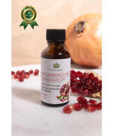 GOOMY Pomegranate Seed Oil Cold Pressed 30 ml 0 Pure and Natural Pomegranate Carrier Oil - Buy Online on GoSupps.com