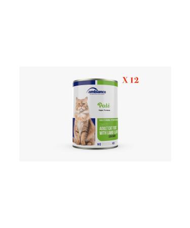 Ambiance Adult Cat Canned Lamb Meat Paste 12-pack 415 gr