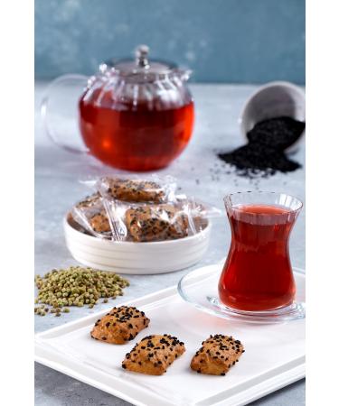 LOQO Natural Olive Oil Thyme Sesame Coated Crisps 1 Kg (Individually Packaged) 1053