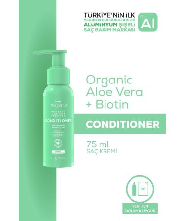 Tresan The Earth Organic Aloe Vera +biotin Hair Conditioner 75 Ml