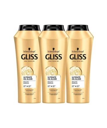 Gliss Ultimate Oil Elixir Nourishing Shampoo 500 ml X 3 Pieces - Buy Online on GoSupps.com