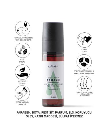 Alfheim Tamanu Oil/ Tamanu Oil/ Carrier Fixed Oil/ 30 Ml