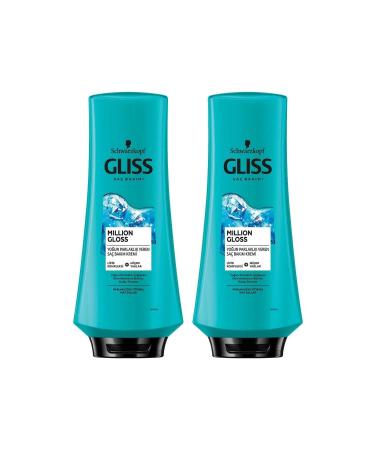 Gliss Million Gloss Intense Shine Hair Cream 360 ml 2-pack