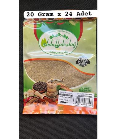 Hac o lu spice Hatay Local Ground Black Pepper Powder 20 gr x 24 pieces / pack