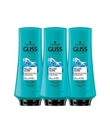 Gliss Million Gloss Intense Shine Conditioner 360 ml 3-pack