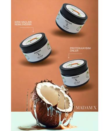 MADAM X Fast Hair Growth Helper Hair Mask - Coconut Oil Hair Mask - 250 ml - Buy Online on GoSupps.com