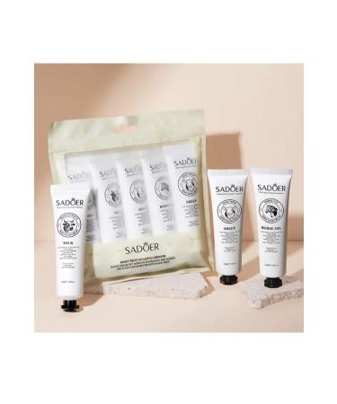 SADOER Milk Series Moisturizing and Rejuvenating Cream Package | 5 Pieces 30 gr - Buy Online on GoSupps.com