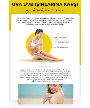 Licape Multi-Purpose High Protection Spf +50 Factor Uva - Uvb Sun Cream - Buy Online on GoSupps.com