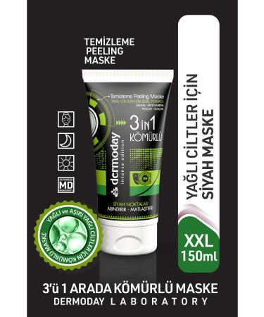 Dermoday 3 in 1 Charcoal Mask * Anti-Blackhead