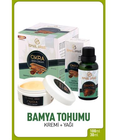 Ismail Aras Okra Seed Oil and Okra Seed Cream - Buy Online on GoSupps.com