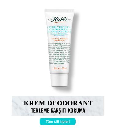 Kiehl's Superbly 24 Hour Anti-Perspiration Cream Deodorant 75 Ml
