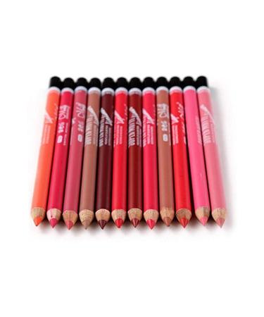 Shaka Super Matte Lip Liner Pencil Set of 12 Lip Liners - Buy Online on GoSupps.com