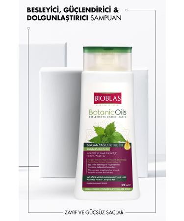 Bioblas Botanic Oils Nettle Oil Shampoo 360 ml - Buy Online on GoSupps.com
