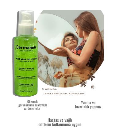 dermanew hair Aloe Vera Gel Contains Alovera Moisturizing Revitalizing - Buy Online on GoSupps.com