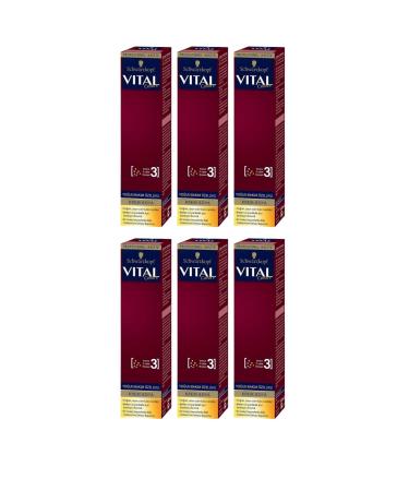 Vital Colors Cream Tube Hair Dye 8-88 FIRED RED 60 ml X 6 pcs