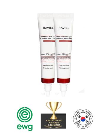 RAV EL JUST ENOUGH Panthenol Dark Spot Blemish Cream for Dark Spots (2 Pieces)