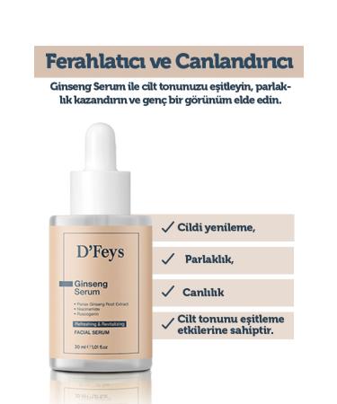 Dfeys Refreshing and Revitalizing Ginseng Serum 30ml - Buy Online on GoSupps.com