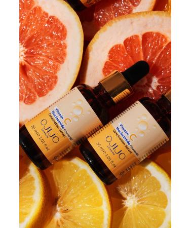 OJIJO LONDON Brightening and Tone-Equalizing Vitamin C Serum - Niacinamide - Buy Online on GoSupps.com