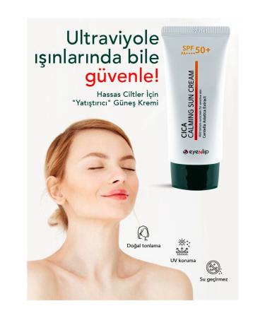 Eyenlip Beauty Cica Sun Cream SPF50+/PA UV Protection 50 ml - Buy Online on GoSupps.com