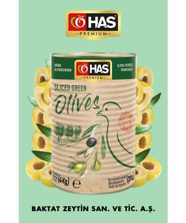 Has Premium Sliced Green Olives 5/1