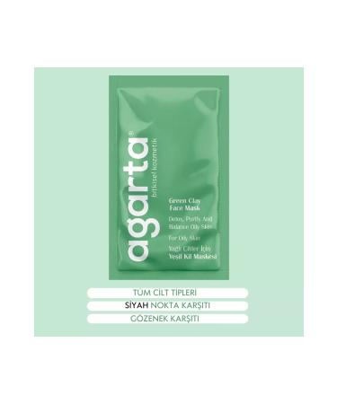 Green Clay Face Mask for Oily Skin 10 Gr