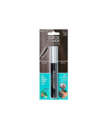 Kiss Quick Cover Instant Cover Hair Mascara for Whites - DARK BROWN -731509502619