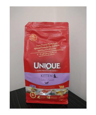 Unique Unique Salmon Kitten Cat Food 2 Kg
