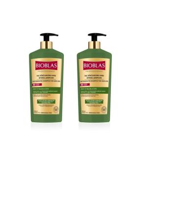 Bioblas Pytokeratin Shampoo for Dry and Damaged Hair 1000 Ml X 2 Pieces