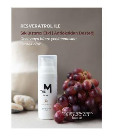 The M for me Anti-aging Night Care Cream | Resveratrol Niacinamide (50 ML) - Buy Online on GoSupps.com