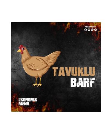 King Barf Chicken Barf 10 Kg / Economic Menu