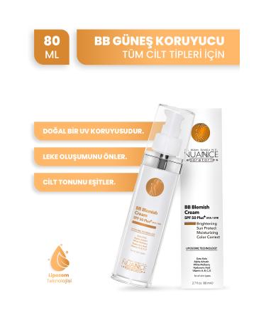 NUANNCE LABORATORIES Bb Cream 80 Ml Spf 50 Plus+ Uva/uvb