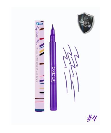 Shaka 04 Waterproof Intense Pigmented Liquid Pencil Eyeliner As-1112