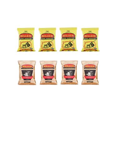 Billur Coffee Set (4 Pieces Turkish Coffee 100gr + 4 Pieces Dibek Necmettin Coffee 100gr)