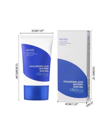 EELHOE Hyaluronic Acid Moisturizing Ultraviolet Rays Resistant Sunscreen Gel 50 ml - Buy Online on GoSupps.com