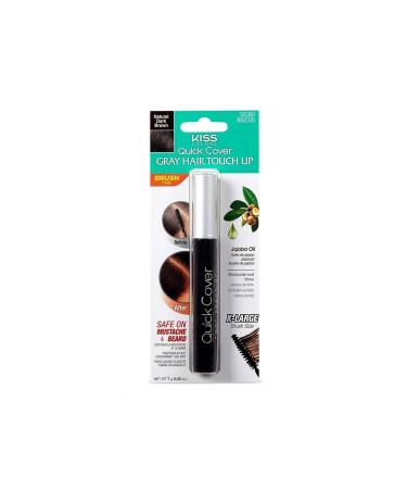 Kiss Quick Cover Instant Cover Hair Mascara for Whites - DARK BROWN -731509502619 - Buy Online on GoSupps.com