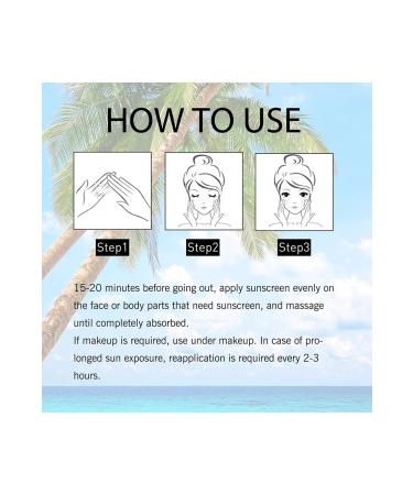 EELHOE Hyaluronic Acid Moisturizing Ultraviolet Rays Resistant Sunscreen Gel 50 ml - Buy Online on GoSupps.com