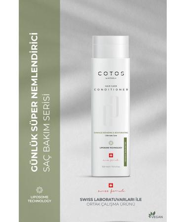 COTOS Damage Repairing & Rehydrating Hair Care Conditioner (PROCESSED AND EXTREMELY DAMAGED HAIR - VEGAN)