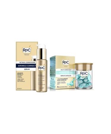 Roc Retinol Correxion Anti-Wrinkle Serum 30ML + Moisture and Vitality Capsule Serum 10 Capsules 2