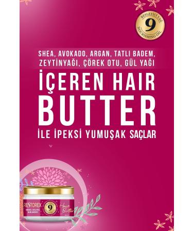 Restorex Hair Butter Botanical Complex Miraculous Hair Care Oil 200 ml - Buy Online on GoSupps.com