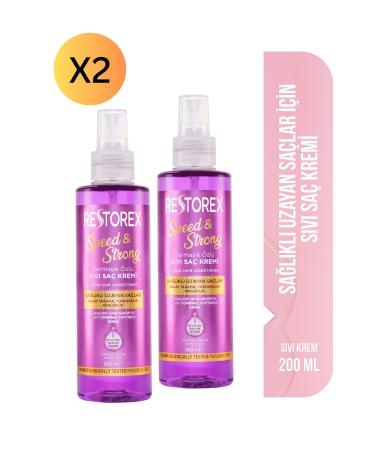 Restorex Ivy Essence-Repairing-Healthy Growth Effective Liquid Hair Conditioner Blow Dry Water 200 Ml X 2 Pieces