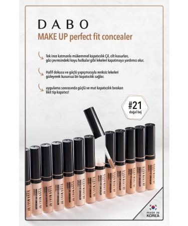 Dabo Make Up Perfect Fit Concealer - #21 Vanilla Beige 5ml Made In Korea - Buy Online on GoSupps.com