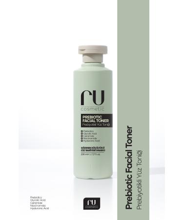 ru cosmetic Prebiotics Glycolic Acid Salicylic Ceramide Facial Toner Pore Skin Barrier 230 ml