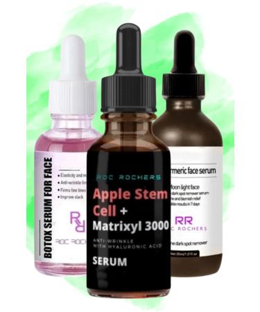 roc rochers Kojic Acid Serum + Botox Serum + Matrixyl 3000 Apple Stem Cell Serum - Buy Online on GoSupps.com