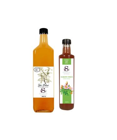 S heylaana Natural Oleaster Vinegar 1000 ml and Rosehip Vinegar 500 ml