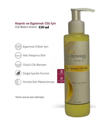 BIZIMHEKIM Sulfur Skin Care Lotion (SCABBAGE ITCHING) 150 ml restorative cream - Buy Online on GoSupps.com