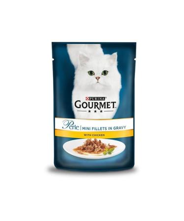 Gourmet Purina Perle Grilled Chicken Canned 85 Gr X 26 Pieces Chicken