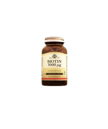Solgar Biotin 5000mcg 50 Capsules