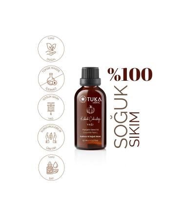 TUKA NATURAL Organic Pumpkin Seed Oil 50 ml - Buy Online on GoSupps.com