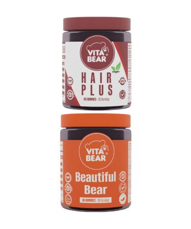 Vita Bear Hair Plus Vegan Hair Vitamin & Vita Bear Skin Vitamin